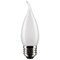 Satco 4 Watt CA11 LED Lamp, Frost, Medium Base, 90 CRI, 2700K, 120 Volts S21315 - alternate 1